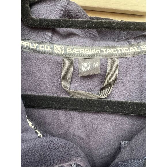 Baerskin tactical men’s navy medium micro fleece full zip hoodie jacket - Picture 8 of 8